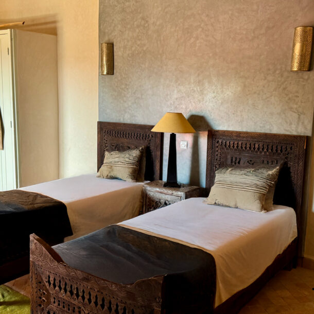 Chambre lits jumeaux